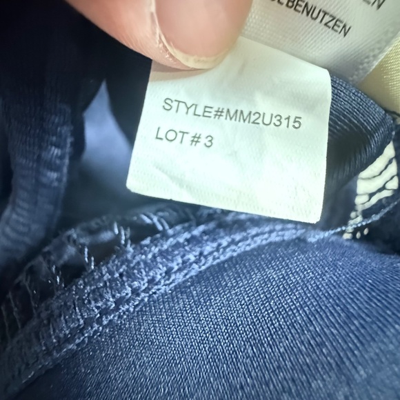 Michael Kors Women's Cruise One Piece Navy Blue Swimsuit, Size 10, Summer, Beach - Picture 15 of 15